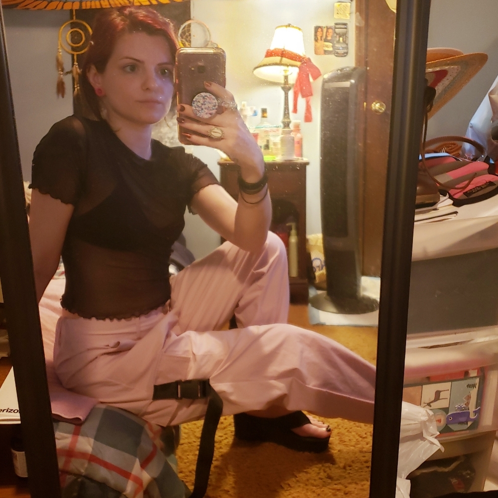 Pink cargo pants - Picture 4 of 11